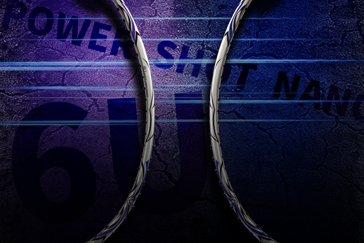 バドミントンラケット POWER SHOT NANO 6U